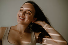 Load image into Gallery viewer, Spiral twist hoops, dainty gold hoops, interwoven, twist rope, wreath, entwine hoop earrings, rose gold, gold, silver, weave, woven, 925