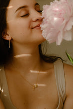 Load image into Gallery viewer, BONNIE - French vintage street style dainty minimalist lock and key dainty necklace 925 silver boho gold padlock pendant key charm gift