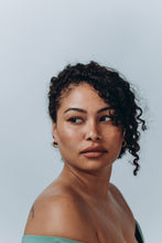 Load image into Gallery viewer, LELA - Vintage style gold twist hoop earrings wave hoops classic chunky midi spiral rope gold entwined wreath hoop stacking interwoven