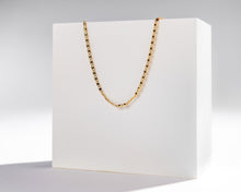 Load image into Gallery viewer, MARY - Minimalist gold gucci chain choker necklace, 925 silver boho bride wedding stacking gold choker necklace thin dainty chain