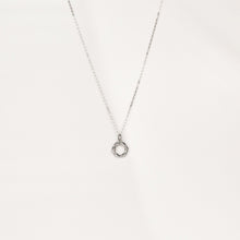 Load image into Gallery viewer, LAUREL - Simple French vintage minimalist criss-cross dainty interwoven entwine infinity twist rope wreath weave pendant gold necklace stack