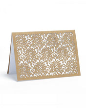Load image into Gallery viewer, BLANK GIFT CARD - Handwritten message add on blank craft card, gift message (Card + Envelope) Laser Cut, Floral Cards
