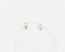 Load image into Gallery viewer, Tiny huggie pearl hoop, crossover effect, mini huggie earrings, dainty pearl, mini hoops, wedding bridal pearl, bridal gift, 925 silver