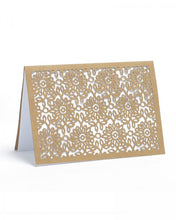 Load image into Gallery viewer, BLANK GIFT CARD - Handwritten message add on blank craft card, gift message (Card + Envelope) Laser Cut, Floral Cards
